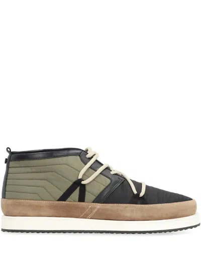 Volta Leather Sneakers In Green