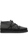 Volta Canvas Mid-top Sneakers In Grey