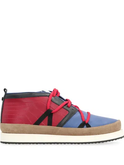 Volta Leather Sneakers In Red