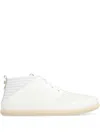 Volta Bosco Leather Low-top Sneakers In White