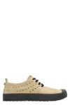 Volta Suede Low-top Sneakers In Beige