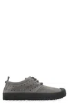 Volta Suede Low-top Sneakers In Grey
