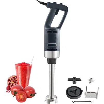 Voltzze Commercial Immersion Blender, 750w 12" Heavy Duty Hand Mixer, Variable Speed Kitchen Stick Mixer Wit