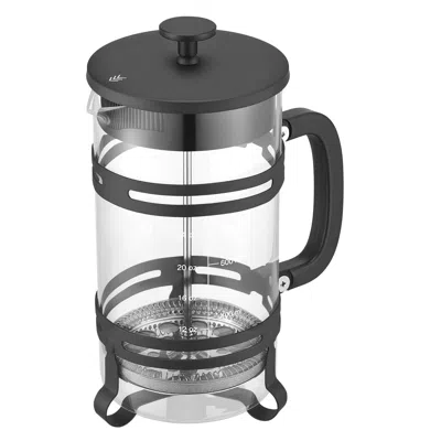Voltzze French Press Coffee Maker, 34 Ounce 1 Liter Borosilicate Glass Coffee Press Tea Maker With Stainless