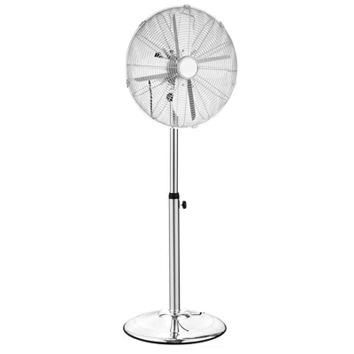 Voltzze Industrial Pedestal Fan, 16 Inch 75-degree Oscillating Fan, Height Adjustable Standing Fans With 3 A