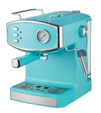 Voltzze Italian Espresso Machine With Semi-automatic Coffee Brewing, Pressure Gauge, Milk Frother, Steam Bar