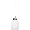 Volume Lighting 1 - Light Single Bell Pendant In White