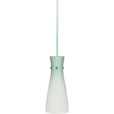 Volume Lighting 1 - Light Single Jar Pendant In White