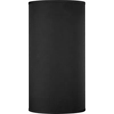 Volume Lighting 10" W Linen Drum Wall Sconce Shade ( Screw On ) In Black