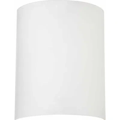 Volume Lighting 12" H Glass Drum Wall Sconce Shade ( Screw On ) In White