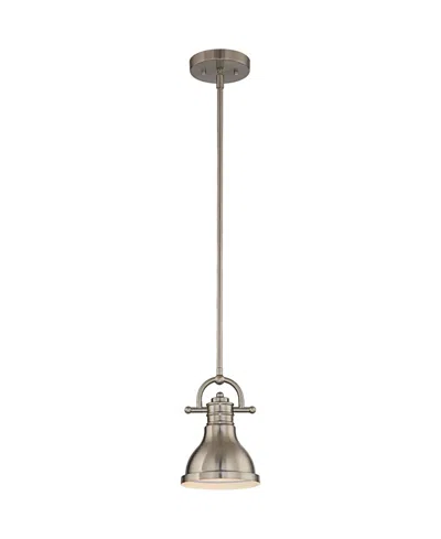 Volume Lighting 1-light Downrod Mini Pendant In Silver