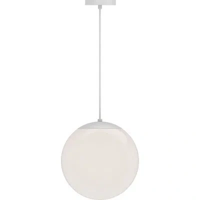 Volume Lighting 1-light Globe Pendant With White Opal Glass
