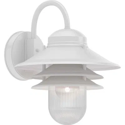 Volume Lighting 1-light Outdoor Barn Light In White