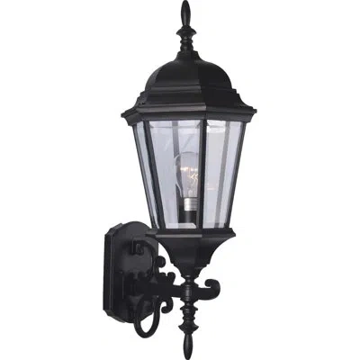Volume Lighting 1-light Outdoor Sconce In Black