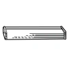 Volume Lighting 2 - Light 24.25" Simple Rectangle Flush Mount