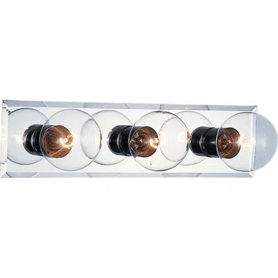 Volume Lighting 3-light Bath Bar In Chrome