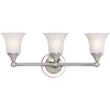 Volume Lighting 3-light Vanity Light In Brushed Nickel