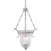 Volume Lighting 4 - Light Unique / Statement Urn Pendant In Platinum Rust