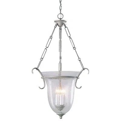 Volume Lighting 4 - Light Unique / Statement Urn Pendant In Platinum Rust