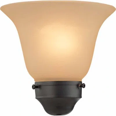 Volume Lighting 4.25" H Glass Bell Pendant Shade ( Clip On ) In Orange