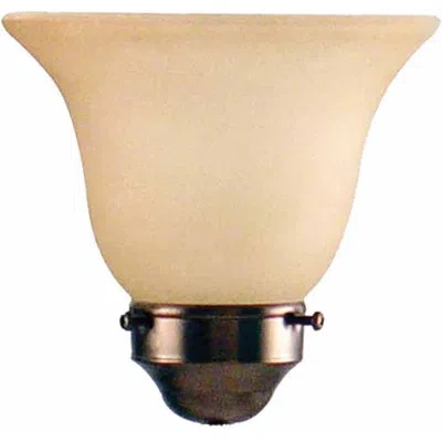 Volume Lighting 4.25" H Glass Bell Pendant Shade ( Screw On ) In Beige