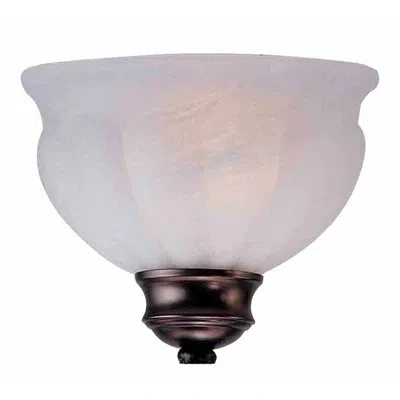 Volume Lighting 4.25" H Glass Bowl Ceiling Fan Bowl Shade ( Screw On ) In White/brown
