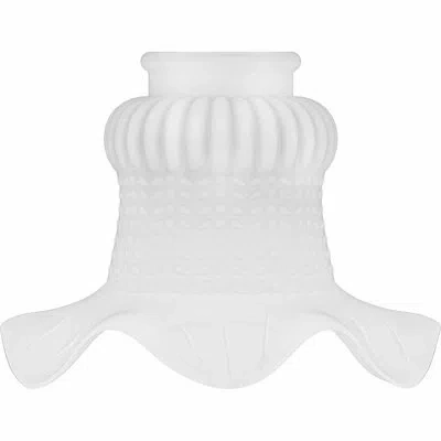 Volume Lighting 4.25" H Glass Novelty Pendant Shade ( Screw On ) In White