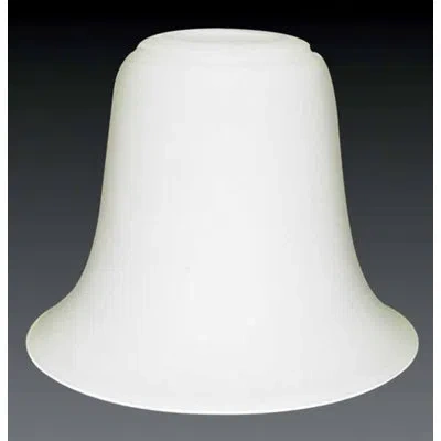 Volume Lighting 4.75" H Glass Bell Pendant Shade ( Screw On ) In White