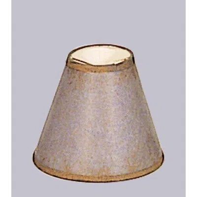 Volume Lighting 5" H Paper Empire Lamp Shade ( Clip On ) In Brown In Prairie Rock