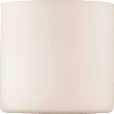 Volume Lighting 6" Glass Drum Wall Sconce Shade In White