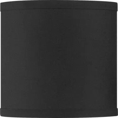 Volume Lighting 6" H Drum Wall Sconce Shade ( Screw On ) In Black