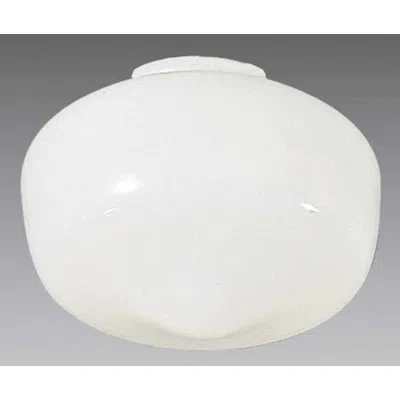 Volume Lighting 6" H Glass Novelty Pendant Shade ( Screw On ) In White