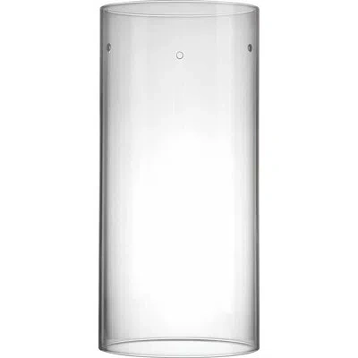 Volume Lighting 9" H Glass Drum Pendant Shade In Clear