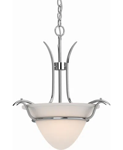 Volume Lighting Alesia 2-light Hanging Pendant In Silver