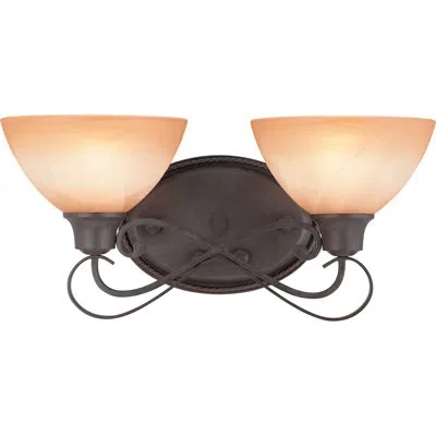 Volume Lighting Altamonte 2-light Vanity Light In Frontier Iron