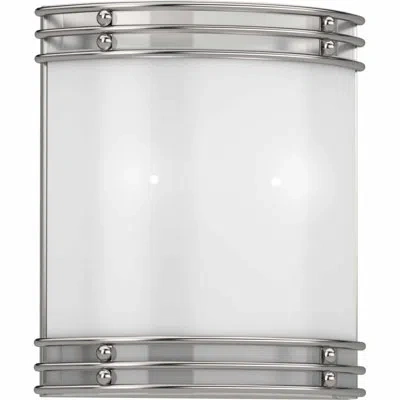 Volume Lighting Avila 1-light Flush Mount In Brushed Nickel