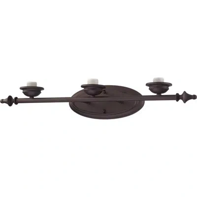 Volume Lighting Bernhard 3-light Vanity Light In Antique Bronze