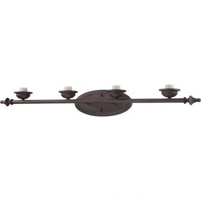 Volume Lighting Bernhard 4-light Vanity Light In Antique Bronze