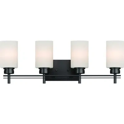 Volume Lighting Carena 4 - Light Dimmable Antique Bronze Vanity Light