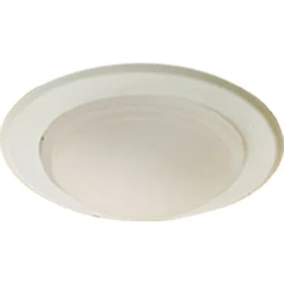 Volume Lighting Drop Opal Shower 6" Recessed Trim In White