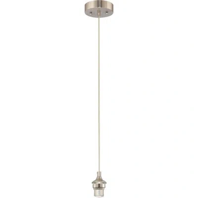 Volume Lighting Esprit 1 - Light Single Led Pendant In Brushed Nickel