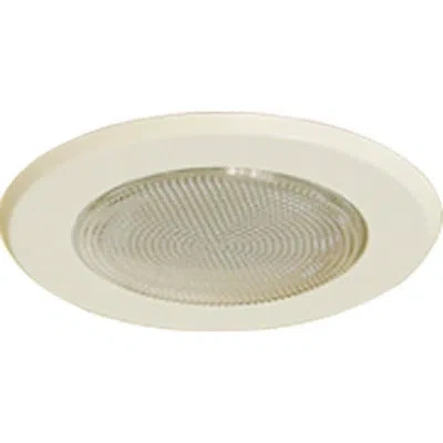 Volume Lighting Fresnal Shower 6" Recessed Trim In White
