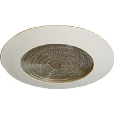 Volume Lighting Fresnal Shower 6" Recessed Trim In White