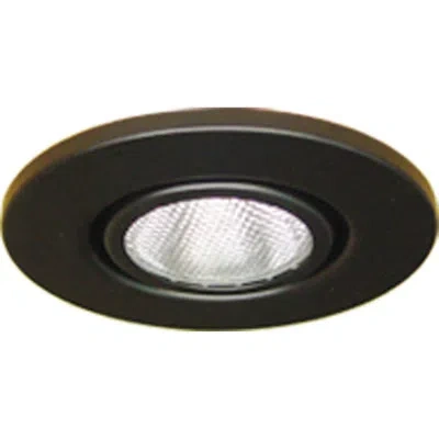 Volume Lighting Gimbal Ring 4" Recessed Trim In Black