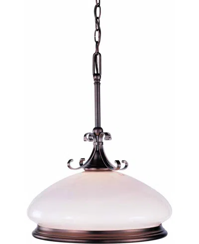 Volume Lighting Hyde Park 1-light Hanging Pendant In White