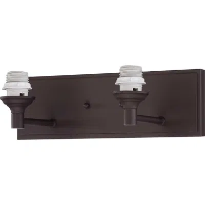 Volume Lighting Milena 2-light Vanity Light In Antique Bronze