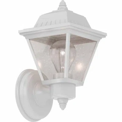 Volume Lighting Outdoor Wall Lantern In White