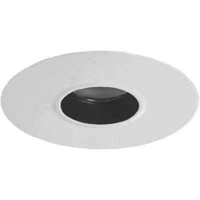 Volume Lighting Pinhole Baffle 4" Recessed Trim In Black