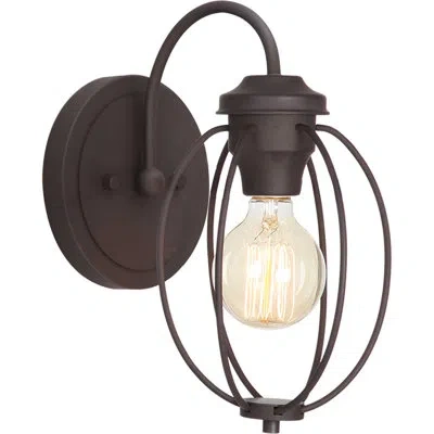 Volume Lighting Prelude 1-light Armed Sconce In Antique Bronze
