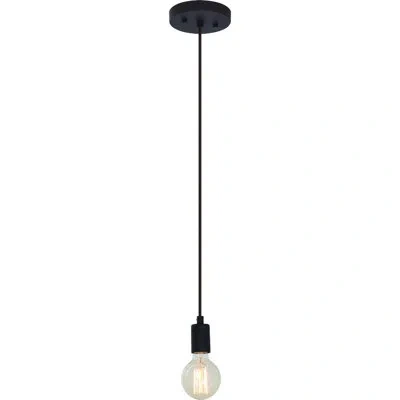 Volume Lighting Prelude 1-light Single Bulb Pendant In Antique Bronze
